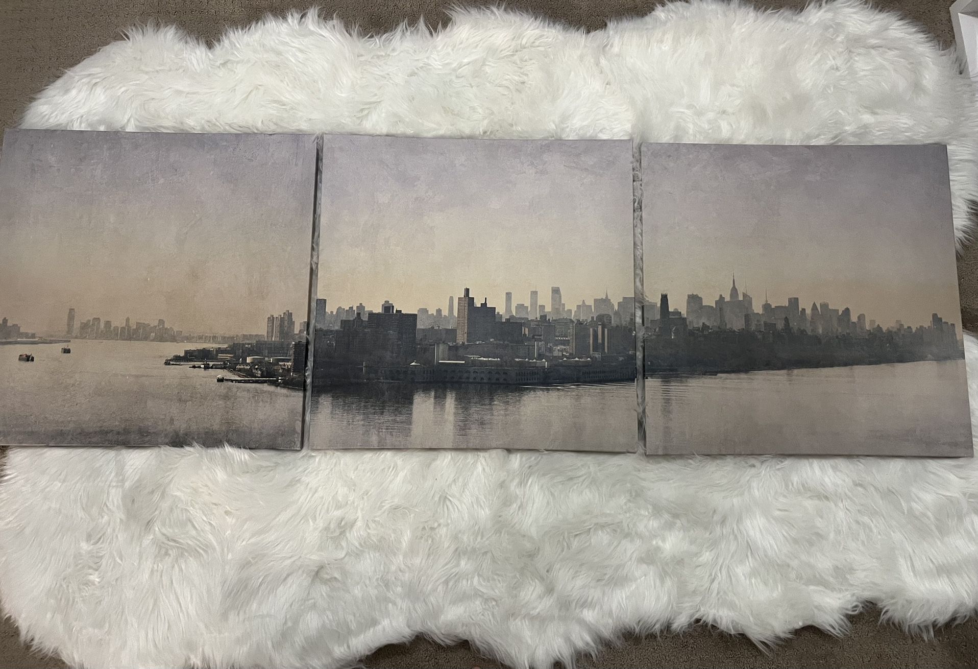 3 Piece New York Wall Art