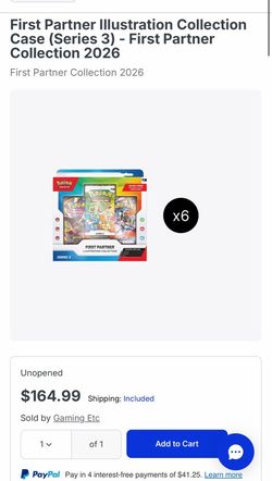 Pokemon First Partner Collection : Series 3 Sealed Case