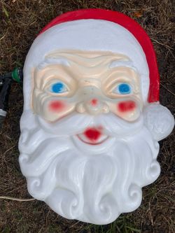 Empire Santa Claus Face Illuminated 36" Giant Blow Mold
