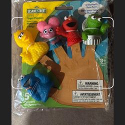Sesame Street finger puppets
