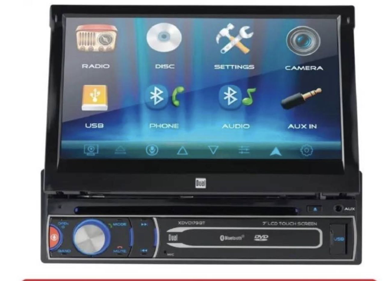 Dual Flipout Touch Screen 7 Inch