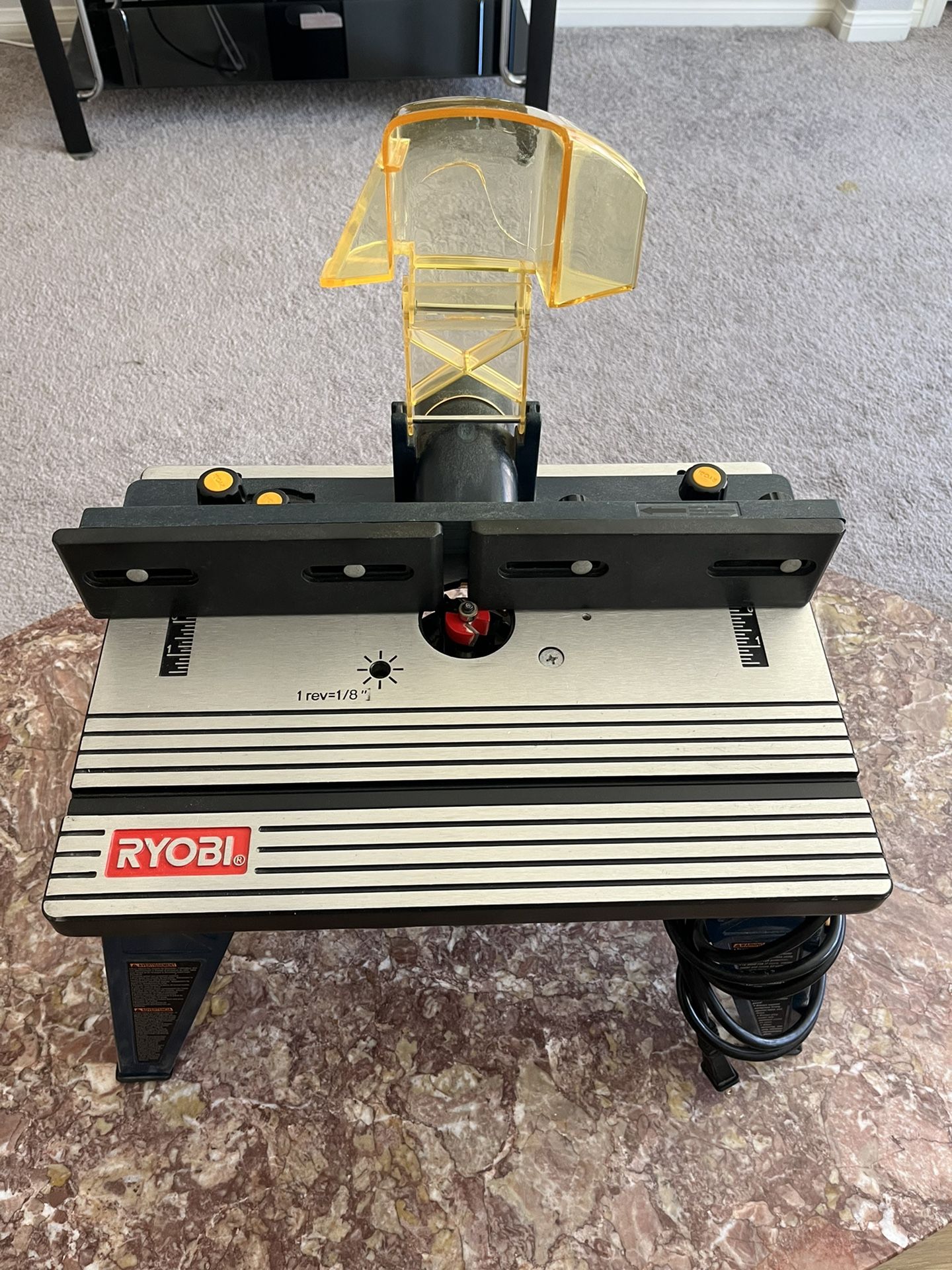 Ryobi Router R163 w/ Router Table RT102 Set