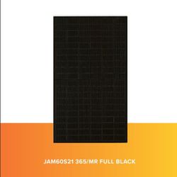 JA Solar JAM60S21-365/MR Solar Panel Full Black Half-Cell Module 365W

