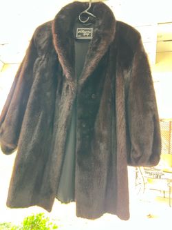 Real fur coat