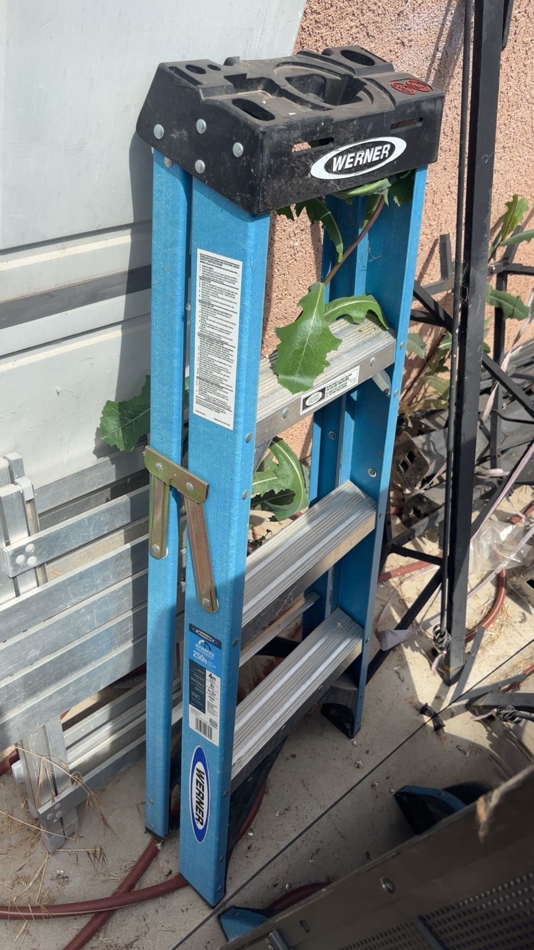 4 foot ladder and a 6 foot ladder and a little giant ladder all for sale package deal or sell separate