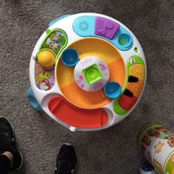 Music Table Lights Up