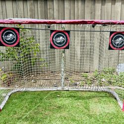 Well-Used Winnwell Hockey Net + Targets