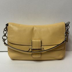Vintage Coach Yellow Handbag