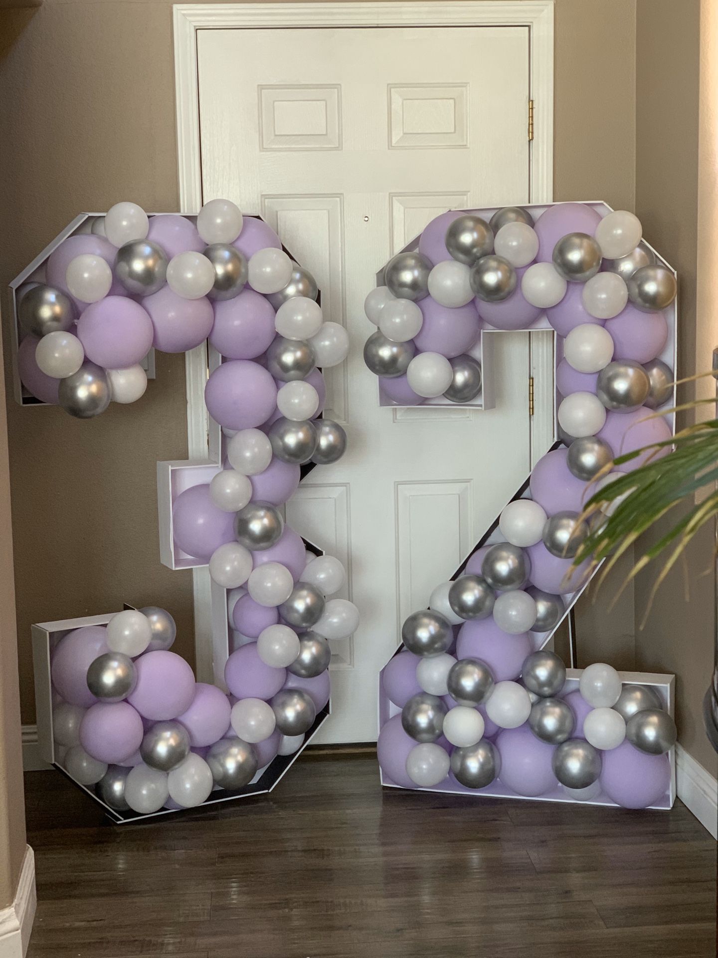 Mosaic Balloons number/letter
