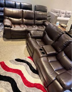 COMFY NEW RECLINING SOFA AND LOVESEAT SET ON SALE ONLY $1199. IN STOCK SAME DAY DELIVERY 🚚 EASY FINANCING 