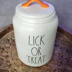 Brand New Lick Or Treat Rae Dunn Canister 
