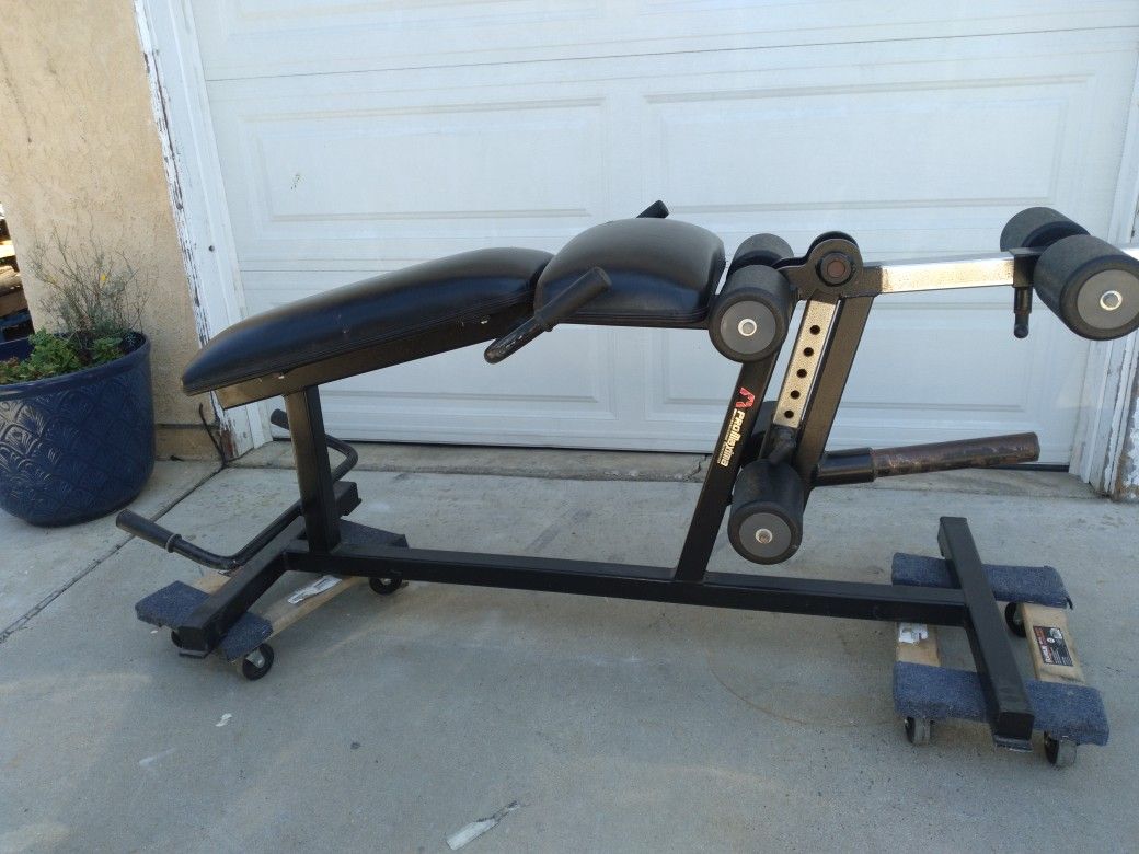 Promaxima Plate Loaded Prone / Lying Leg Curl Leg Extension