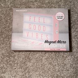 Marquee Sign - LED Light Box Pink