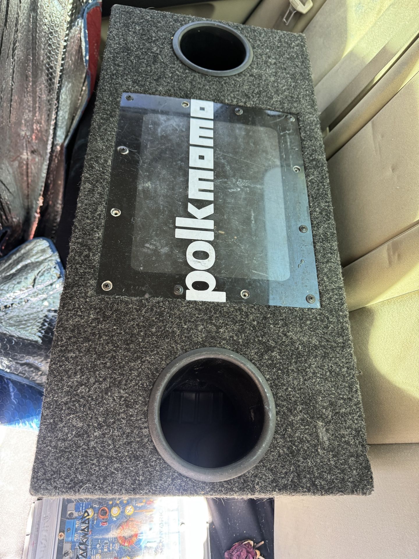 Speaker Box and amp