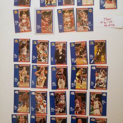 1991 FLEER BASKETBALL CARDS  - 29 TOTAL - OLAJUWON, MILLER, DIVAC & MORE