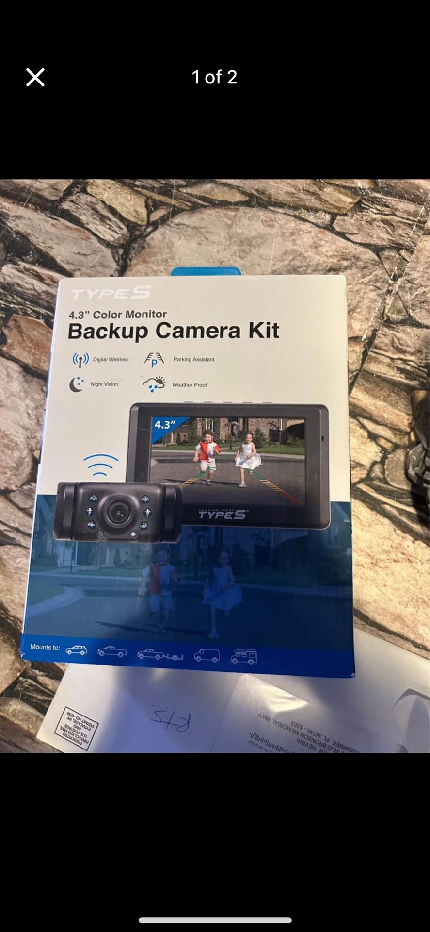 4.3 backup camera universal