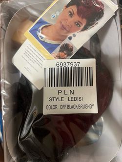 Ashton Black/Burgundy Wig