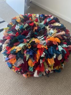 Multicolor Pouf