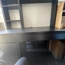 IKEA Desk with Add-On Unit