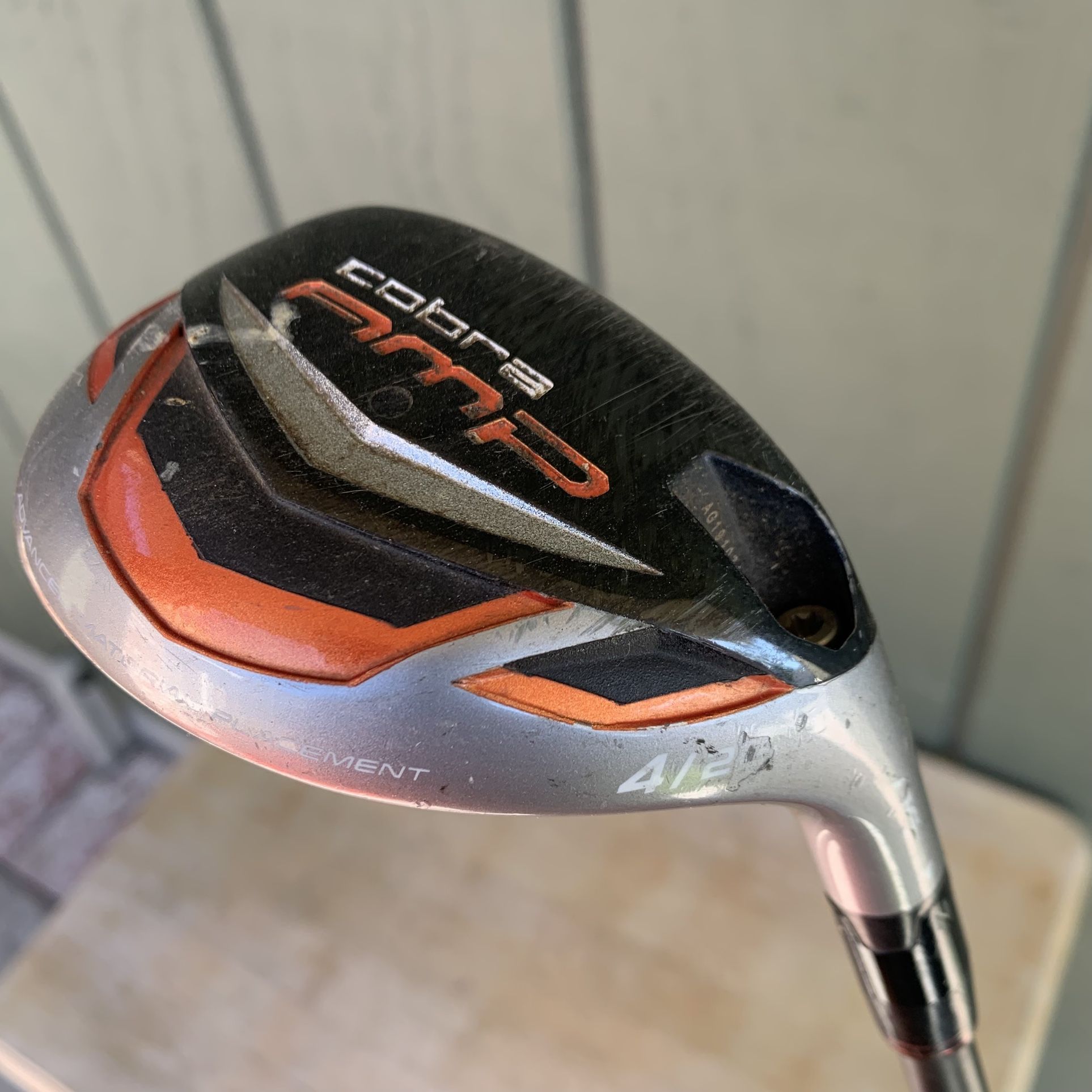 Cobra AMP 4 Hybrid 22 Degree RIP Regular Flex Graphite 41" RH 70G Stiff Flex