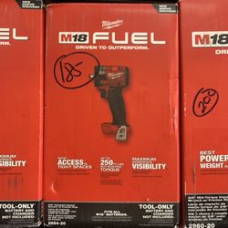 Milwaukee New 3/8” Compact Impact Wrench Fuel 