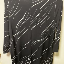 Alfani Black Half Sleeve Blouse