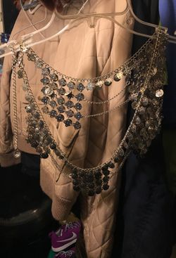 Belly dance waist jewelry