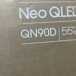 SAMSUNG 55-Inch Class QLED 4K QN90D Series Mini LED, Neo Quantum HDR+ Smart TV w/Dolby Atmos, Object Tracking Sound+, Motion Xcelerator, Real Depth En