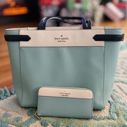 Kate Spade NY Tote Purse W/wallet