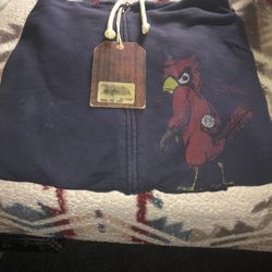 1956 MITCHELL&NESS ST. LOUIS CARDINALS ZIP UP HOODIE/JACKET