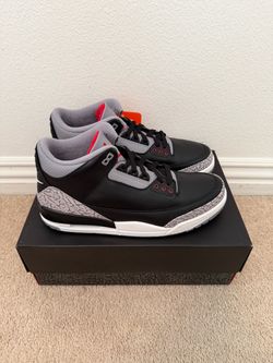 Jordan 3 “Black Cement” Size 10 Mens