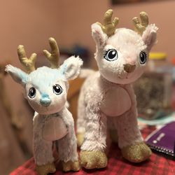 Christmas reindeer plushies 