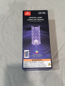 Crystal LED lamp