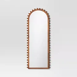25"x65" Carved Beaded Mirror - Threshold