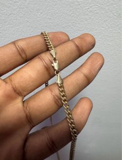 14k Stamped Micro Cuban
