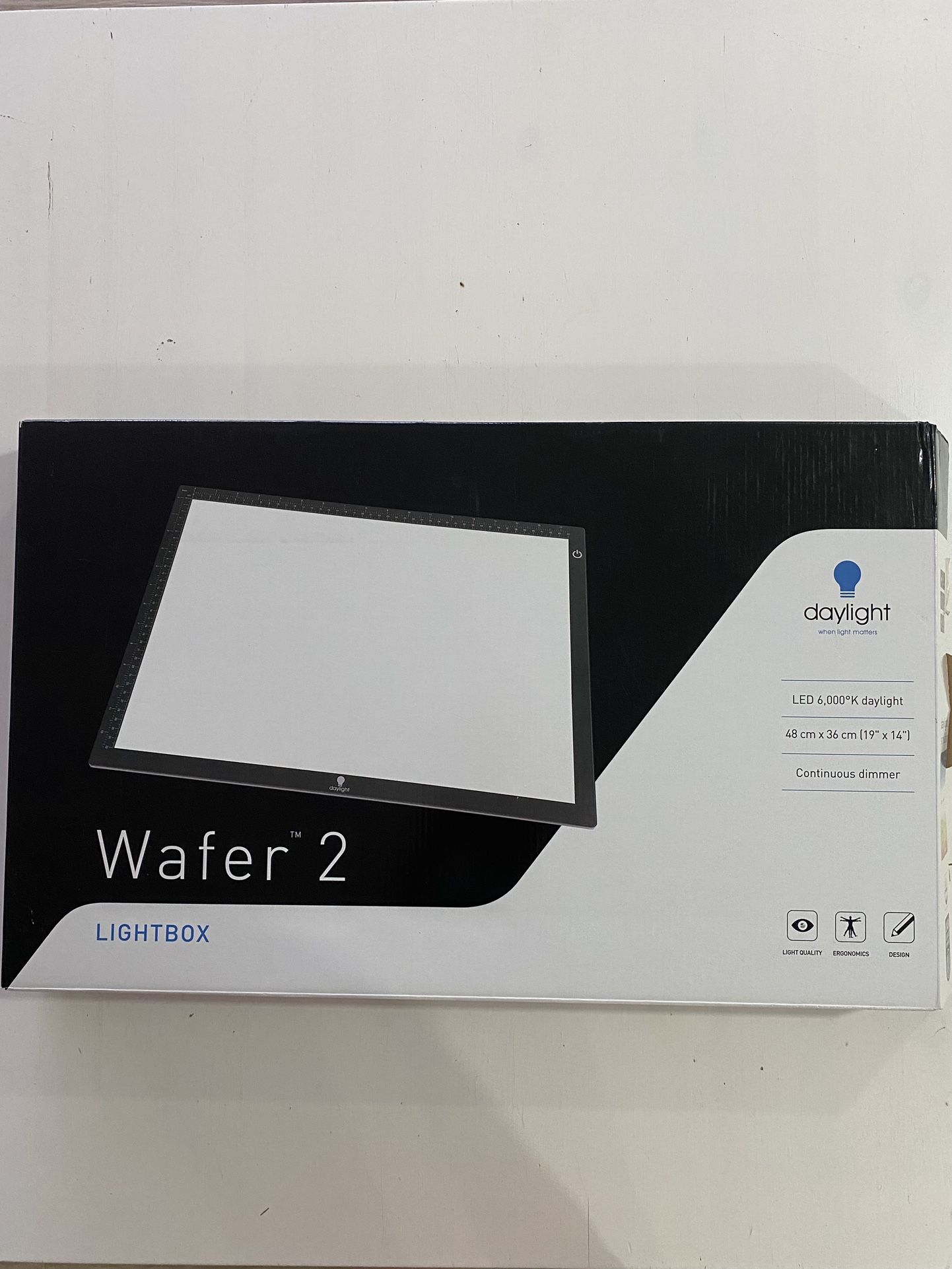 Wafer 2 Light Box. Never Used. 
