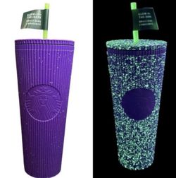 Halloween Glow In The Dark Starbucks Tumbler 