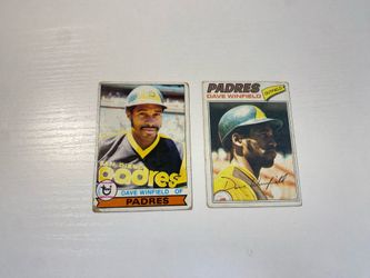 1977 & 1979 Topps Dave Winfield #30 #390 San Diego Padres Lot