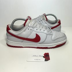 Nike Dunk Low ‘Vast Grey Varsity Red’ (FJ0832 011) Shoes Size: 11.5 M