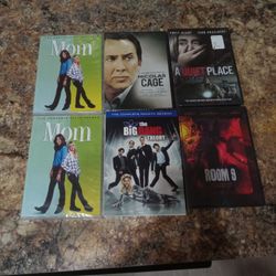 6 Lot Of DVDs- 5 New Sealed And 1 Like New With Slip Cover 