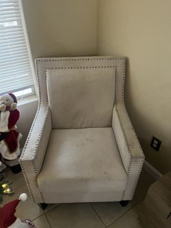 Two Accent Chairs And A TV Stand