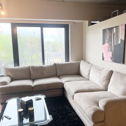Sectional Grey Couch 