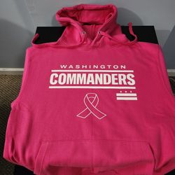 Pink Washington Commands Hoodie