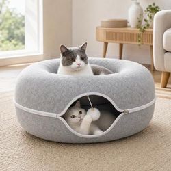 Cat Scratcher -tunnel play & Bed new (large size 24")