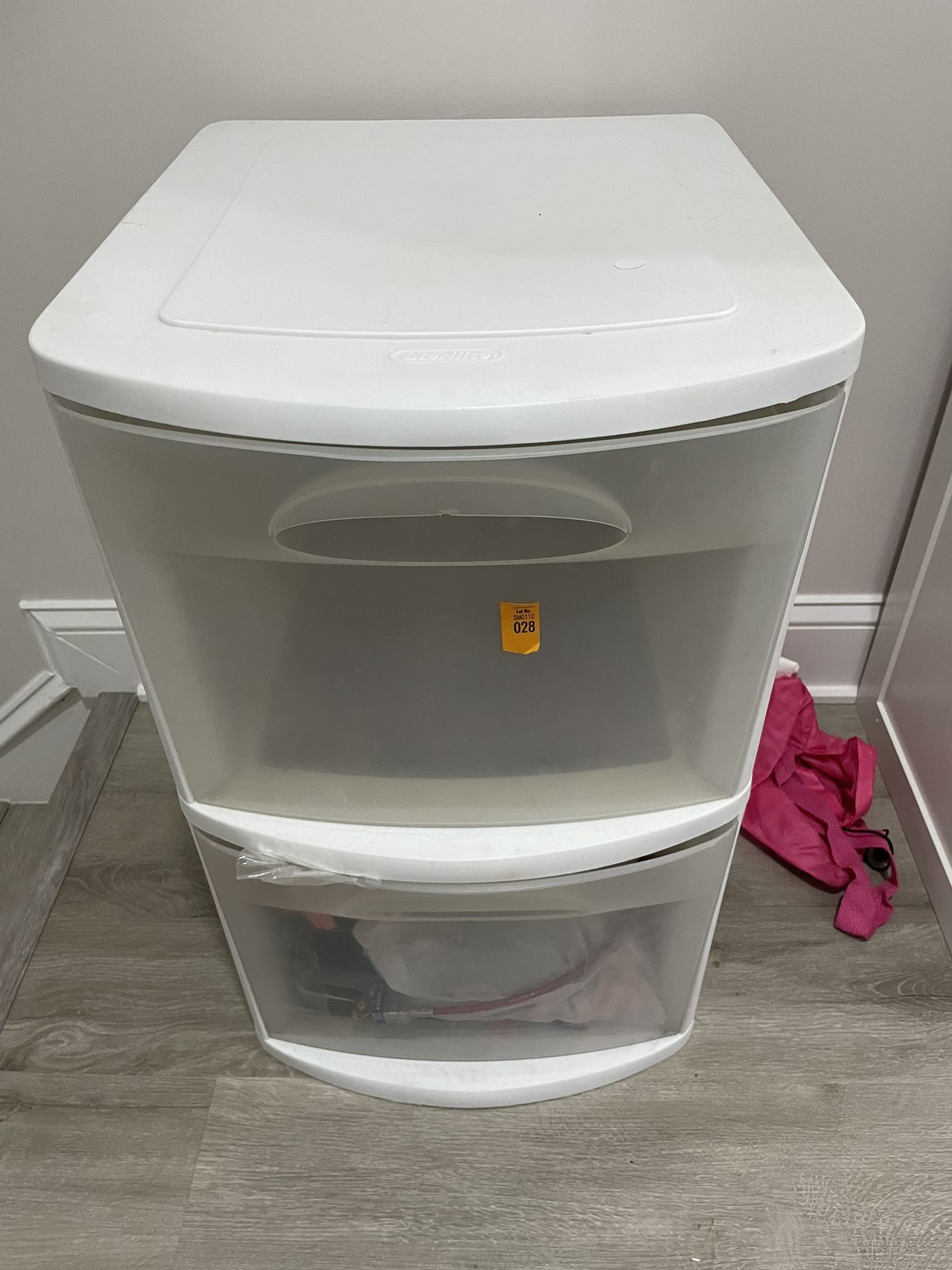 Large Two Drawer Plastic bin