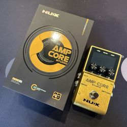 NUX Amp Core Studio Stomp Box Amp Modeler NEW!