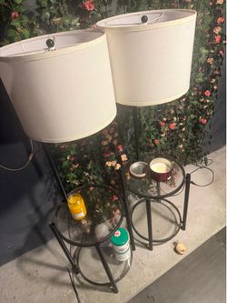 2 stand up lamps