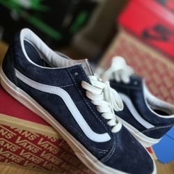 Vans Old School Pig Suede Navy SIZE 11