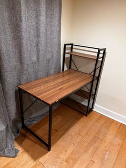 Study desk with shelves