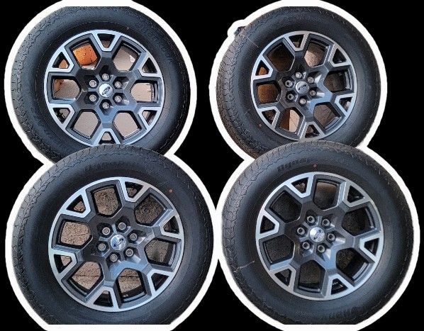 Ford Stock Rims And Tires  No Tire Sensors 